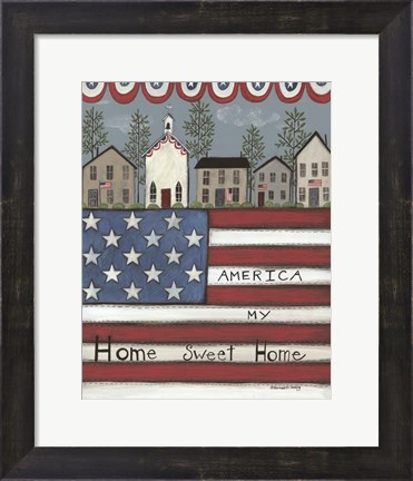 Framed America My Home Sweet Home Print
