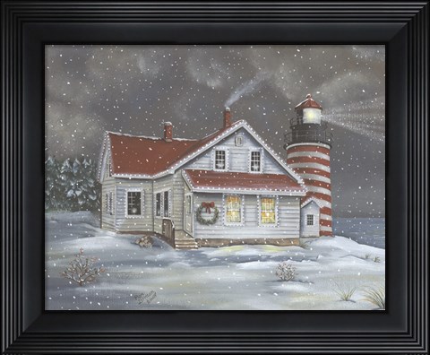 Framed Holiday West Quoddy Print
