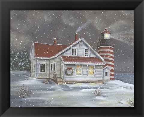 Framed Holiday West Quoddy Print