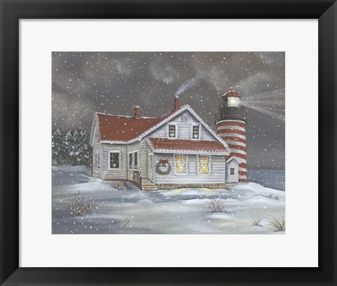 Framed Holiday West Quoddy Print