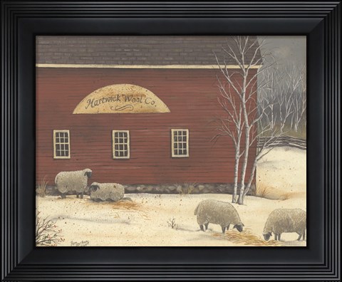 Framed Hartwick Wool Co Print
