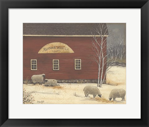 Framed Hartwick Wool Co Print