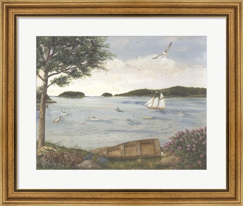 Framed Quiet Harbor Print