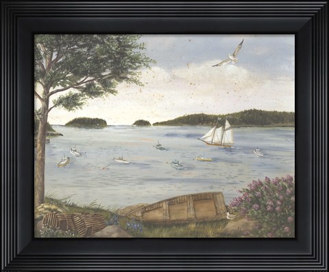 Framed Quiet Harbor Print