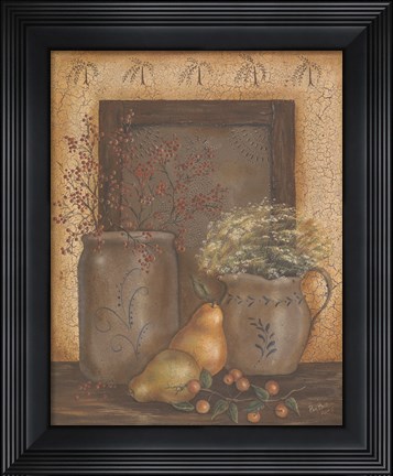 Framed Crock Tin Panel Print