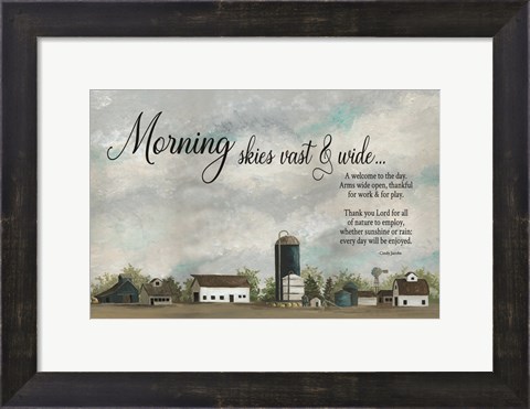 Framed Morning Skies Print