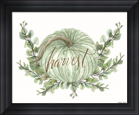 Framed Harvest Pumpkins Print