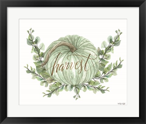 Framed Harvest Pumpkins Print