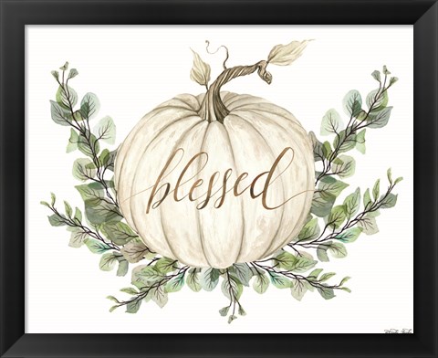 Framed Blessed Pumpkins Print