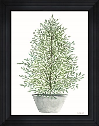 Framed Cedar Tree in Pot Print