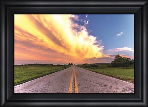 Framed Road Less Traveled Print