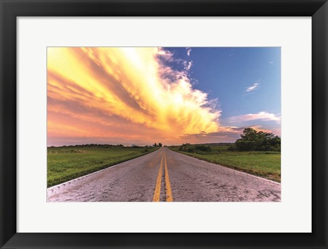 Framed Road Less Traveled Print