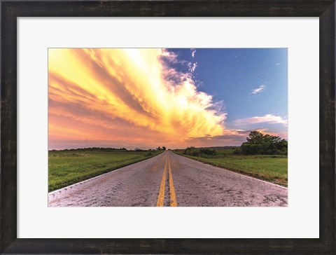 Framed Road Less Traveled Print