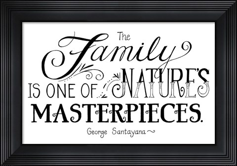 Framed Nature&#39;s Masterpieces Print
