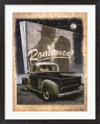 Framed Old Fashioned Romance Print