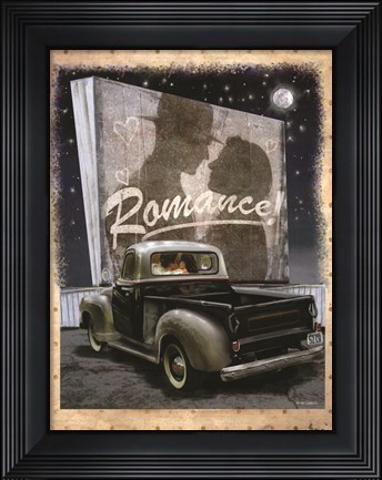 Framed Old Fashioned Romance Print