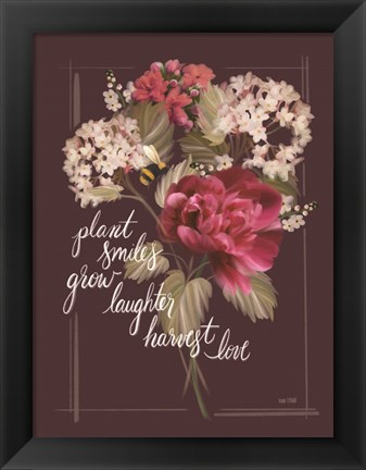 Framed Let Love Grow Print