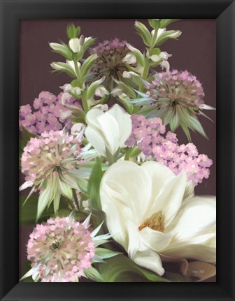 Framed Wild for Plum Bouquet Print