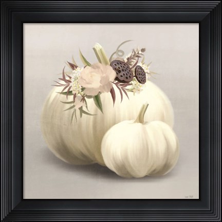 Framed Boho Pumpkins Print
