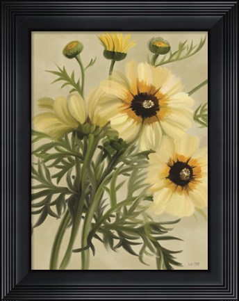 Framed Moody Daisies Print