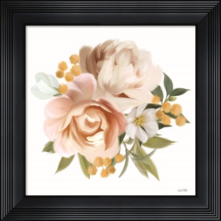 Framed Peony Cluster Print