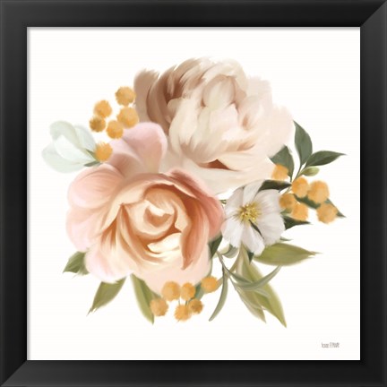 Framed Peony Cluster Print