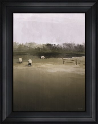 Framed Countryside Flock Print