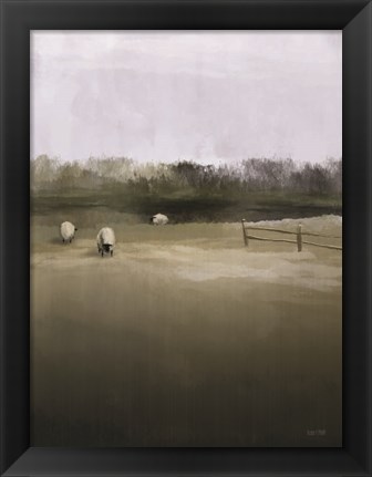 Framed Countryside Flock Print