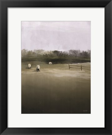 Framed Countryside Flock Print