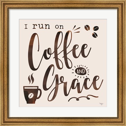Framed Coffee and Grace Print