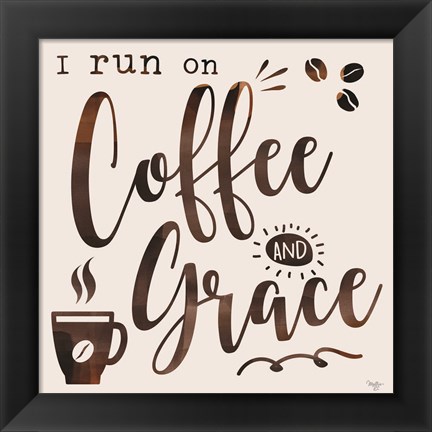 Framed Coffee and Grace Print