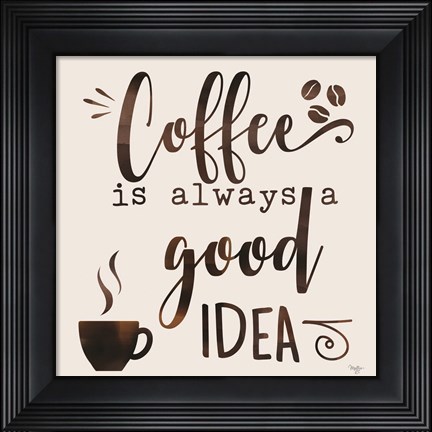 Framed Coffee - Good Idea Print