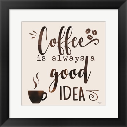 Framed Coffee - Good Idea Print