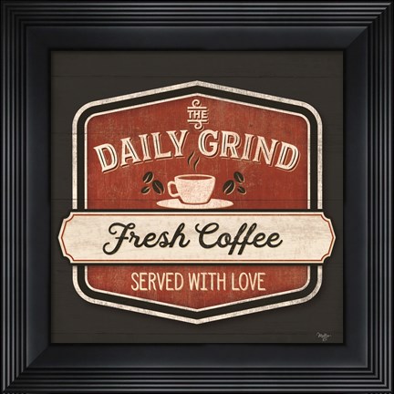 Framed Daily Grind Print