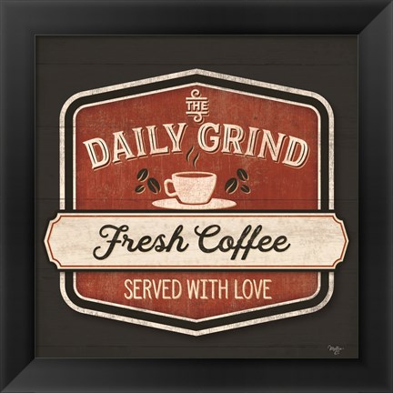 Framed Daily Grind Print