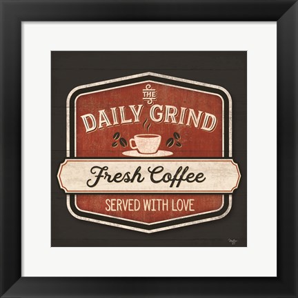 Framed Daily Grind Print