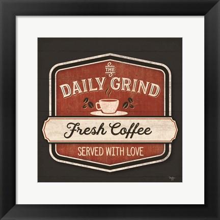 Framed Daily Grind Print
