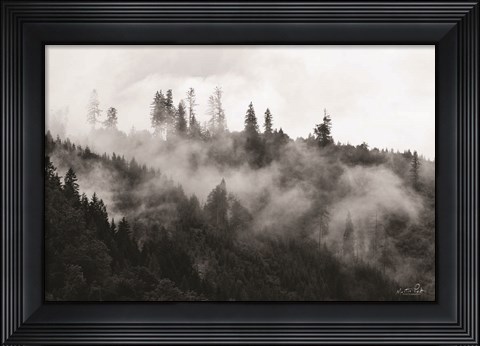 Framed Covered by Clouds Print