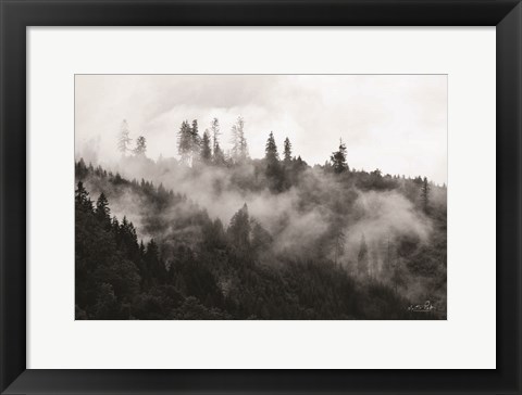 Framed Covered by Clouds Print