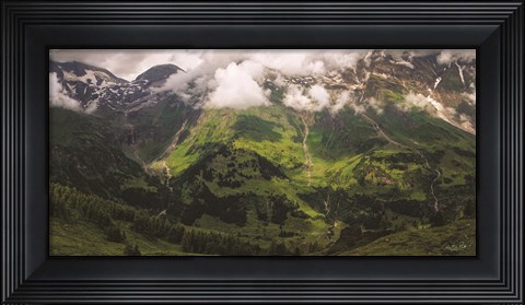 Framed Austrian Alps Print