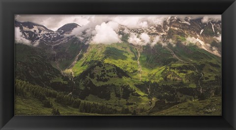 Framed Austrian Alps Print