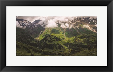 Framed Austrian Alps Print