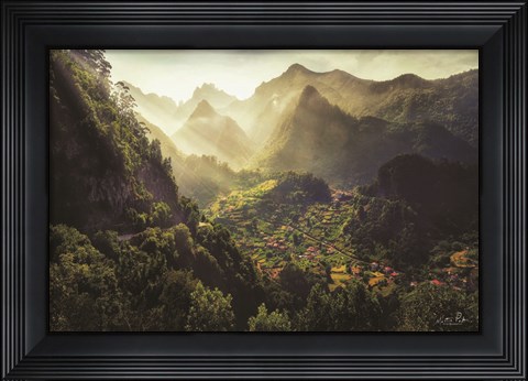 Framed Land of the Hobbits Print