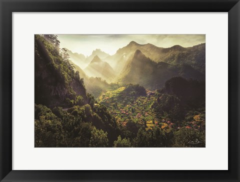 Framed Land of the Hobbits Print