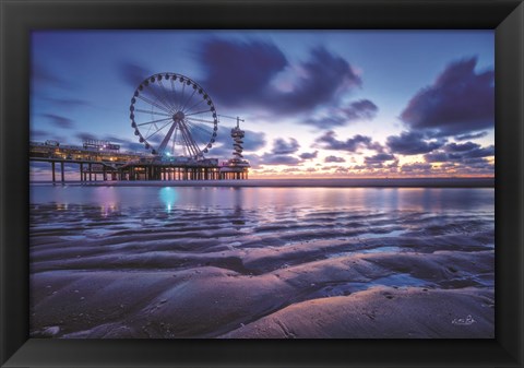 Framed Blue Hour I Print