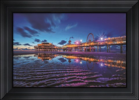 Framed Blue Hour II Print