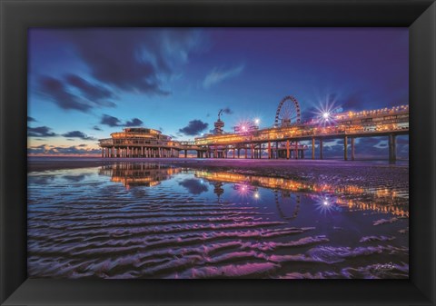 Framed Blue Hour II Print