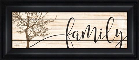 Framed Family Print