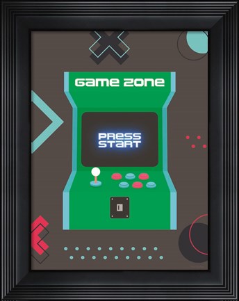 Framed Game Zone Print