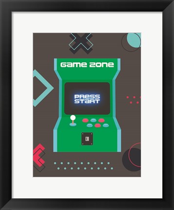 Framed Game Zone Print